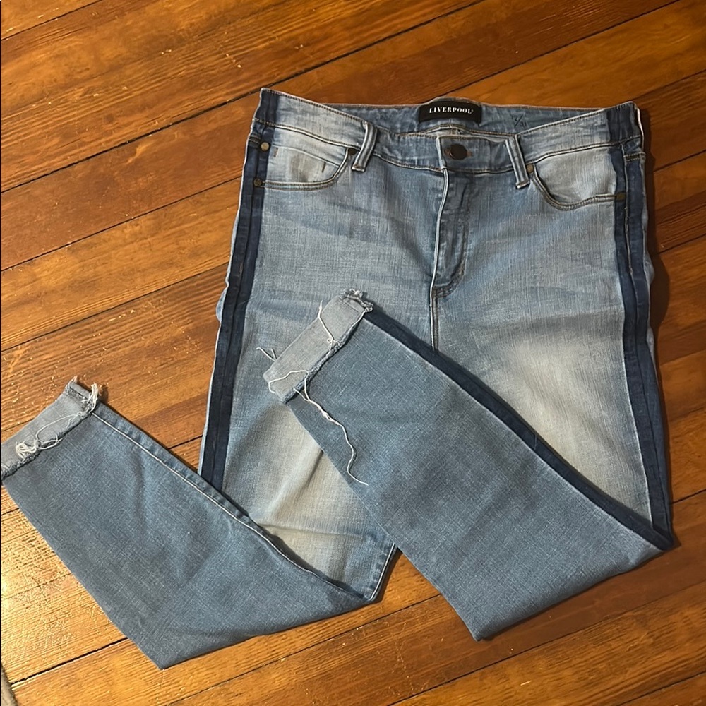 Liverpool Two-Tone Denim Jeans